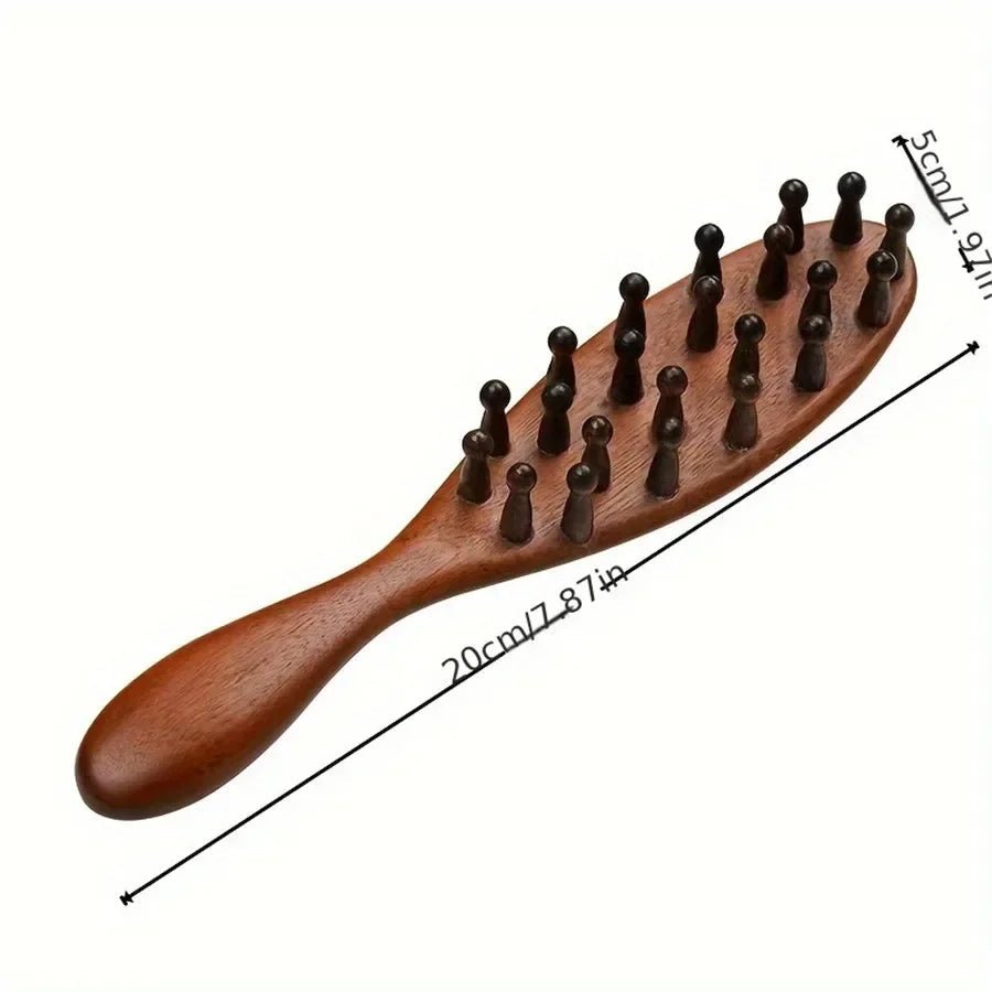 CALMROOT – Rosewood Massage Comb for Scalp Stimulation & Relaxation