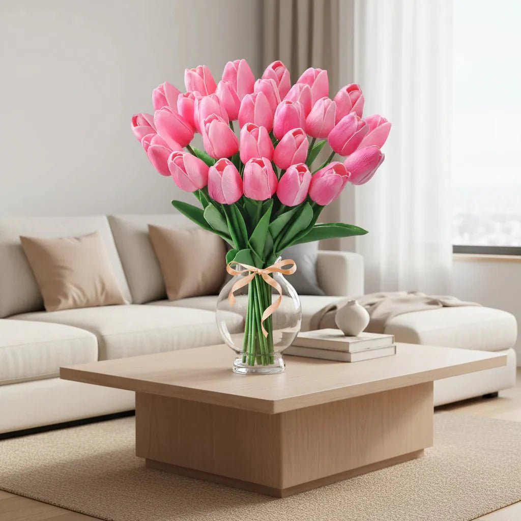 ECHTTULPE – Real-Touch Artificial Tulips for Elegant Decoration