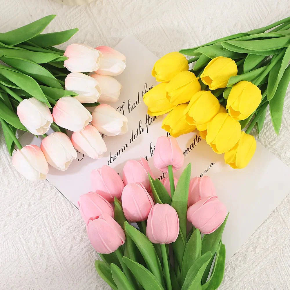 DECOTULIP – Realistic Artificial Tulips for Stylish Home Decoration