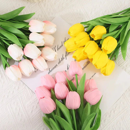 DECOTULIP – Realistic Artificial Tulips for Stylish Home Decoration