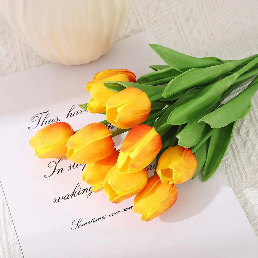 DECOTULIP – Realistic Artificial Tulips for Stylish Home Decoration