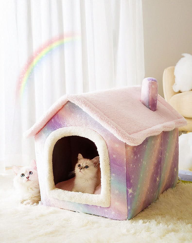 Fluffyhaven Pet House - Cosy pet house for small dogs & cats
