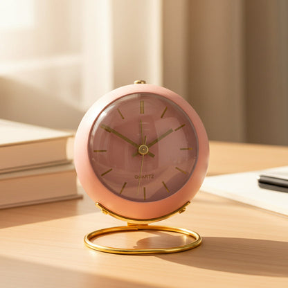 Buzzley – Retro Analog Alarm Clock with Silent Mechanism