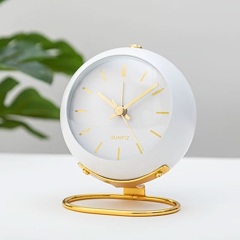 Buzzley – Retro Analog Alarm Clock with Silent Mechanism
