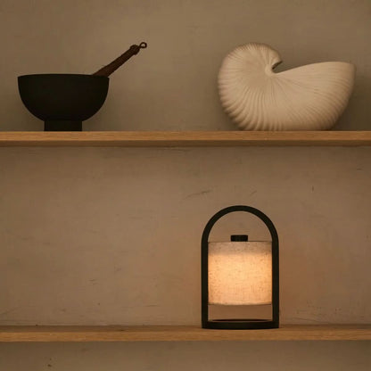 LumiWood LED table lamp - Wireless, 3 light modes & rechargeable battery up to 100 hours
