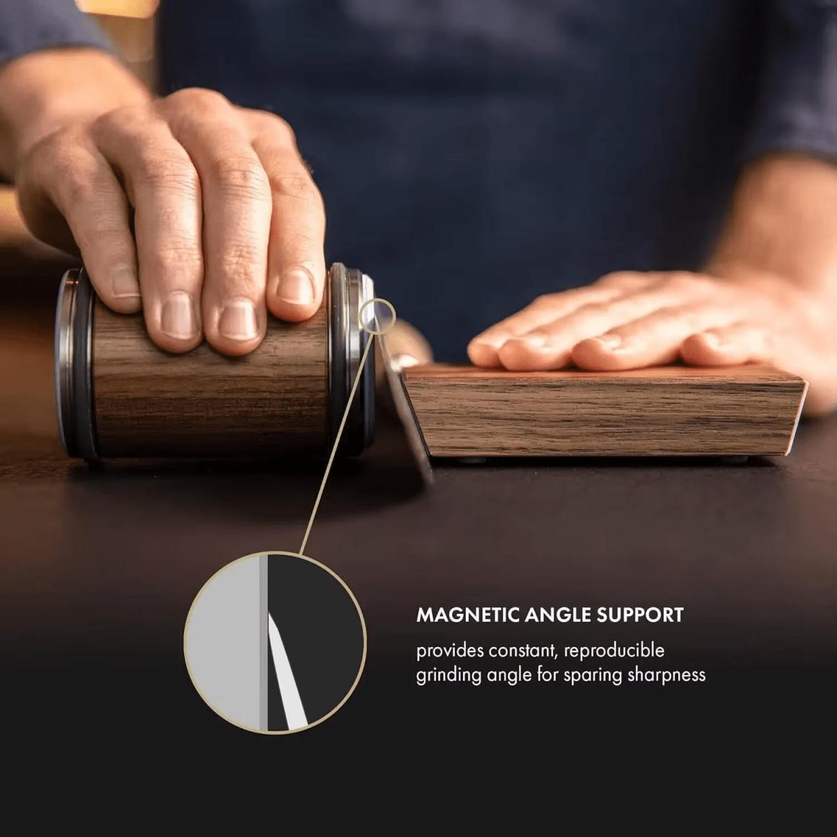 SharpEdge Pro – Professional Knife Sharpener with Diamond-Coated Roller for Precise & Effortless Sharpening
