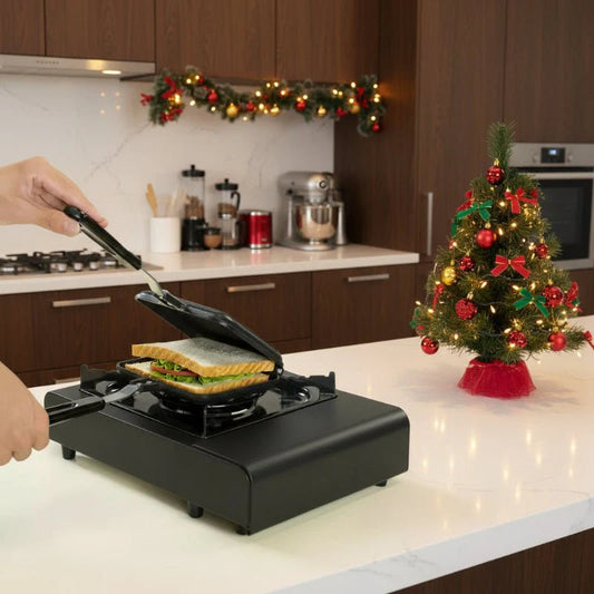 TOASTORIS – Double-sided Non-stick Sandwich Pan made of Aluminum Alloy (35 × 15 cm)