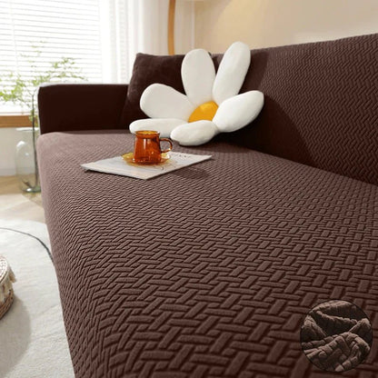 RELAXIO – Elastic sofa cover for living room seating furniture