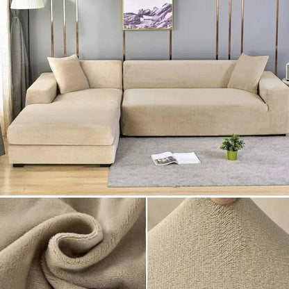 SamtLux sofa cover - Elastic & luxurious for every living room