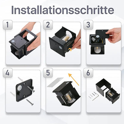 BRIGHTBOX – Modern waterproof LED wall light IP65 made of aluminum