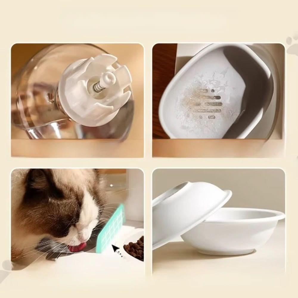 VITAFOUNT – Automatic Food & Water Dispenser for Pets