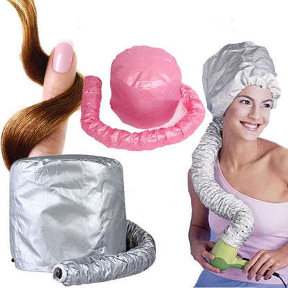 QuickDry - Set of 2 hairdryer caps | Fast & gentle drying for home & travelling