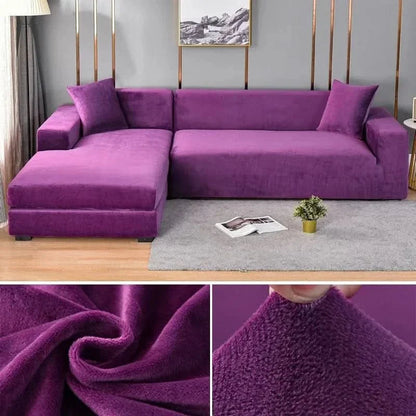 SamtLux sofa cover - Elastic & luxurious for every living room