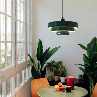 TRILORA – Elegant three-level pendant light in macaron colors