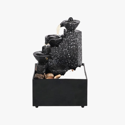 Waterfall fountain - calming & compact for a relaxed atmosphere