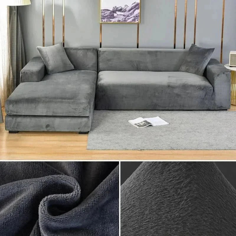 SamtLux sofa cover - Elastic & luxurious for every living room
