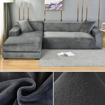 SamtLux sofa cover - Elastic & luxurious for every living room