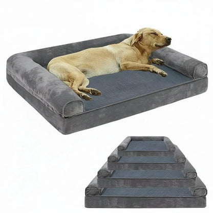 ZENHAVEN – Orthopedic dog bed made of memory foam with water-repellent cover & plush comfort