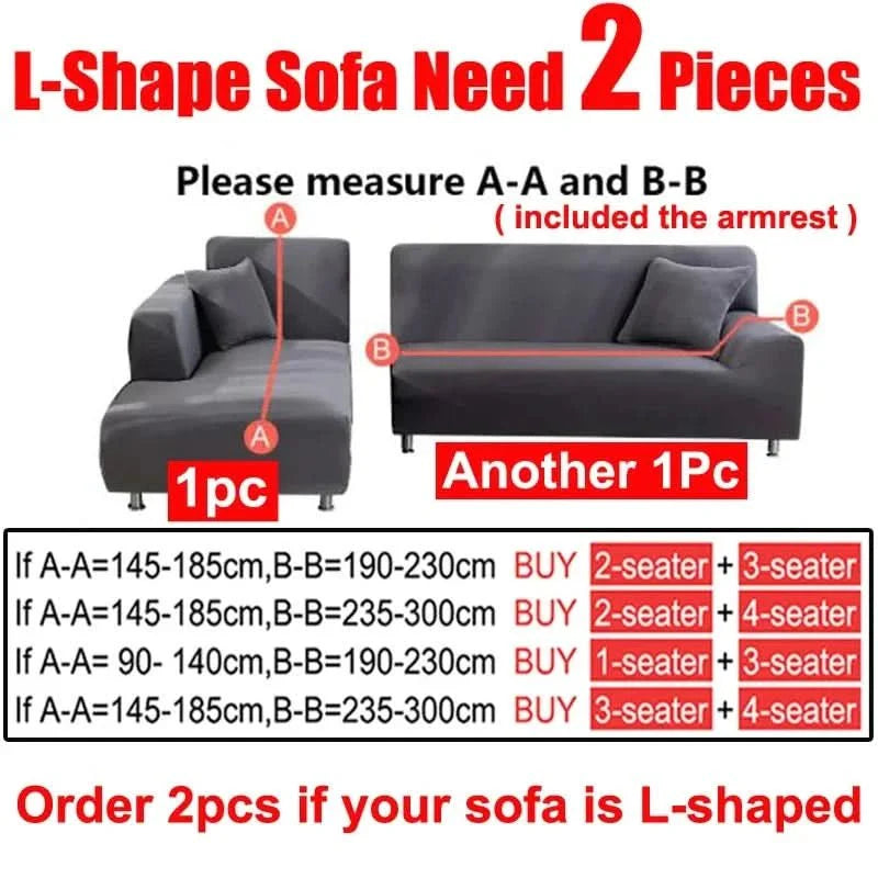 SamtLux sofa cover - Elastic & luxurious for every living room