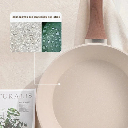 STONIQON – Deep Non-stick Pan with Medical Stone Coating Made of Stainless Steel for Gas and Induction Stoves