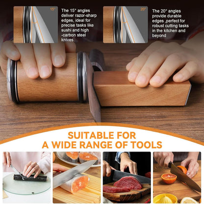 SharpEdge Pro – Professional Knife Sharpener with Diamond-Coated Roller for Precise & Effortless Sharpening