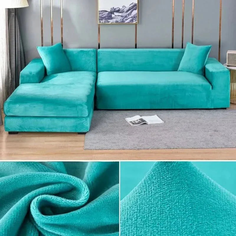 SamtLux sofa cover - Elastic & luxurious for every living room