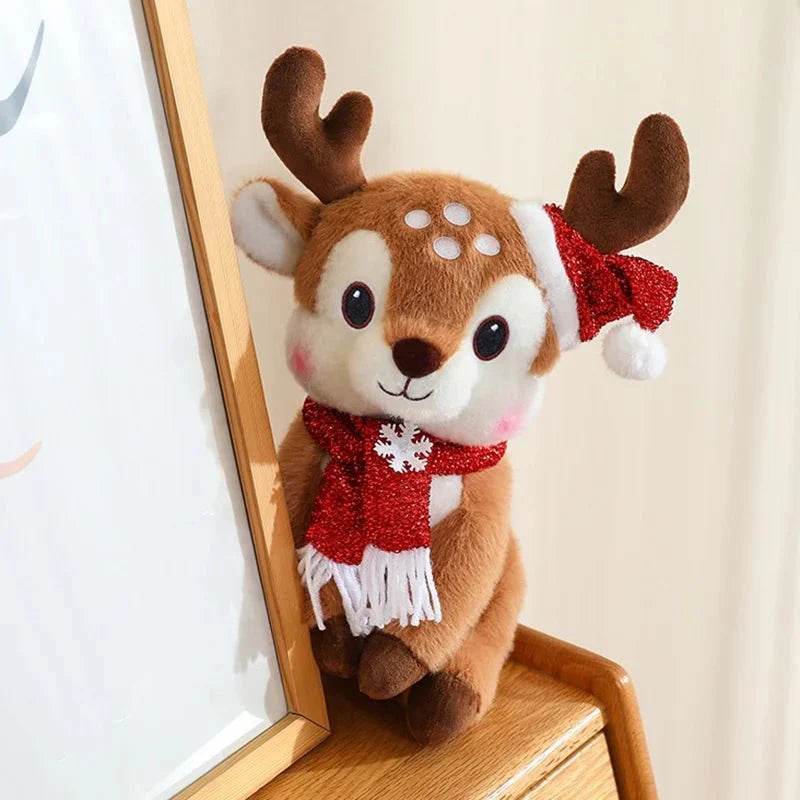 CUDDLESCARF – Charming Christmas plush doll with cartoon design