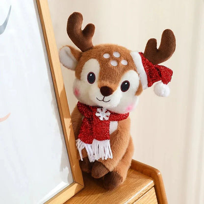 CUDDLESCARF – Charming Christmas plush doll with cartoon design