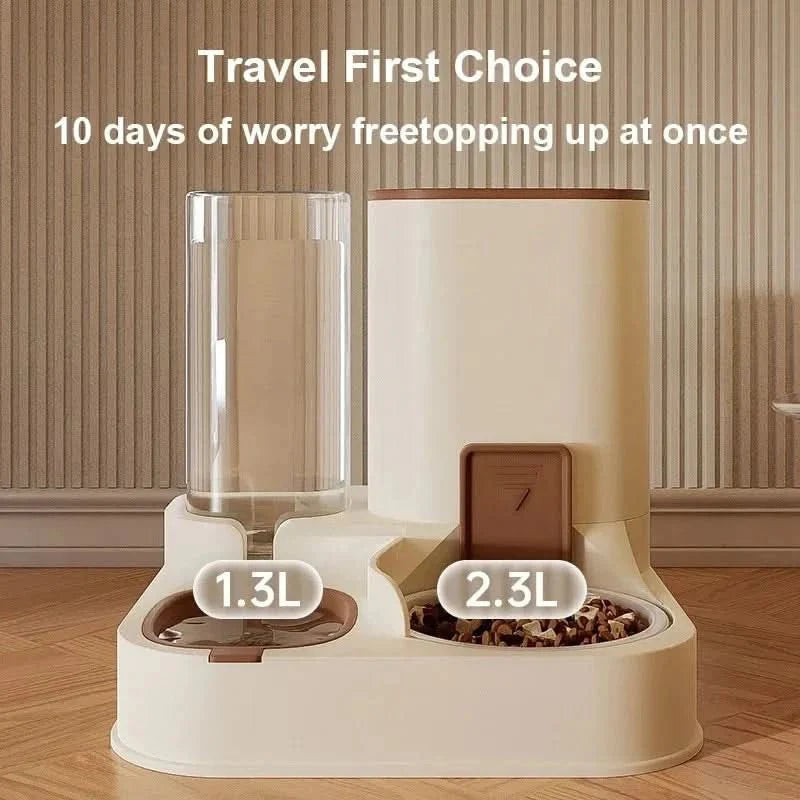 VITAFOUNT – Automatic Food & Water Dispenser for Pets