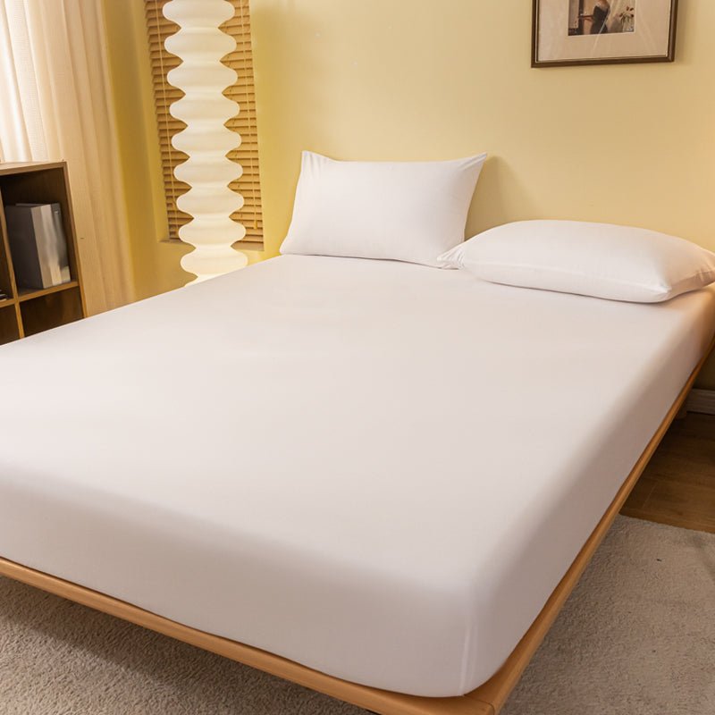 BETTSANFT – Cooling Satin Fitted Sheet for Breathable Comfort in Single Size