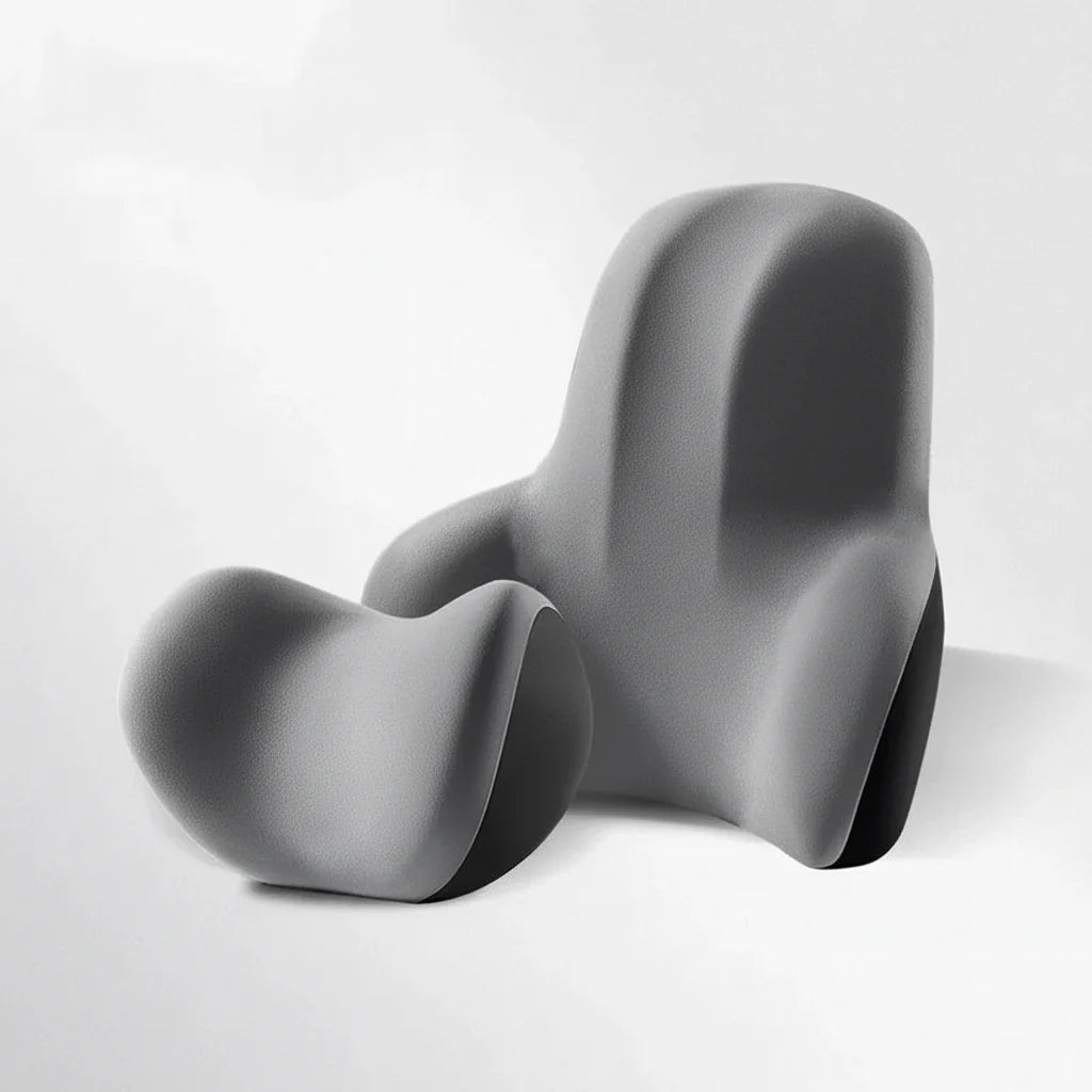 AUTOERGON – Memory Foam Auto Neck & Lumbar Support for Ergonomic Seating Comfort