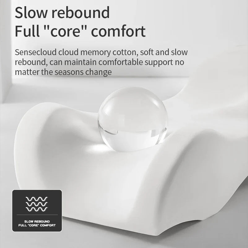 ERGOCARVE – Integrated Car Neck & Lumbar Support made of Memory Foam