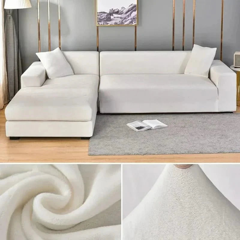 SamtLux sofa cover - Elastic & luxurious for every living room