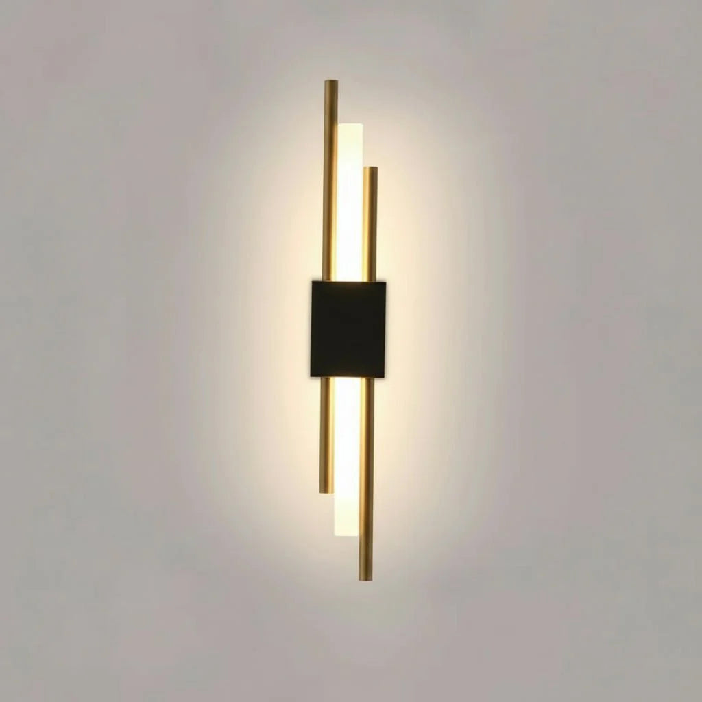 COPERLINE – Modern LED Wall Light made of Metal & Acrylic with 3 Light Colors