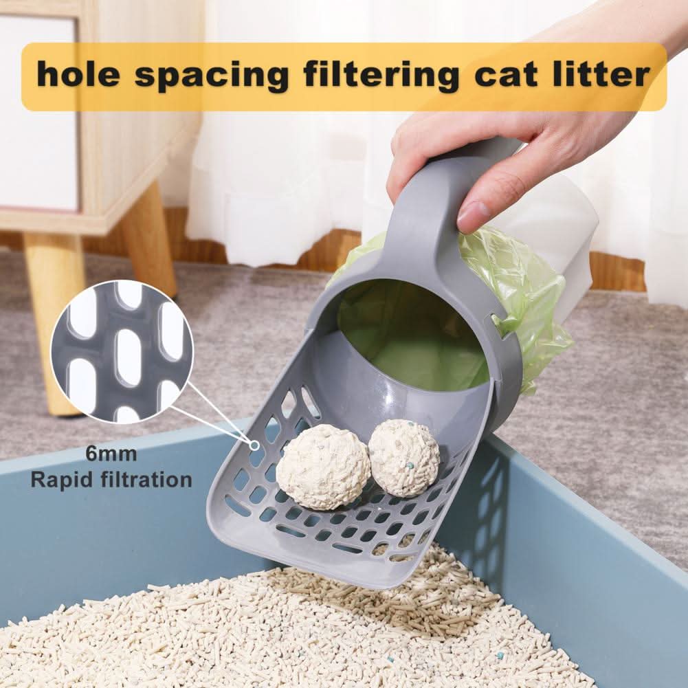 EASYSCOOP - Hygienic cat scoop with odour-stop function