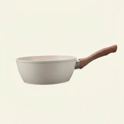 STONIQON – Deep Non-stick Pan with Medical Stone Coating Made of Stainless Steel for Gas and Induction Stoves