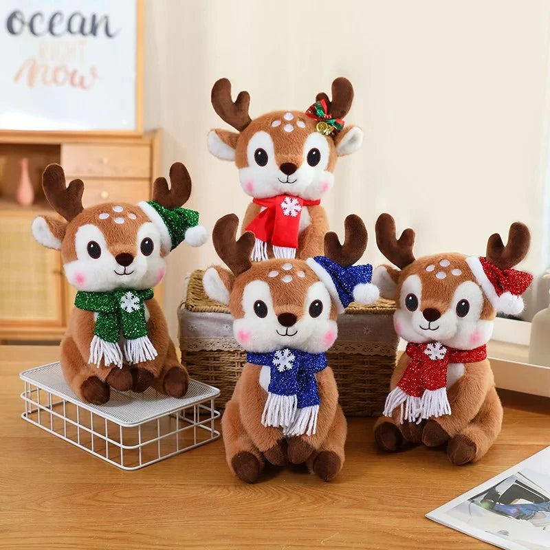 CUDDLESCARF – Charming Christmas plush doll with cartoon design