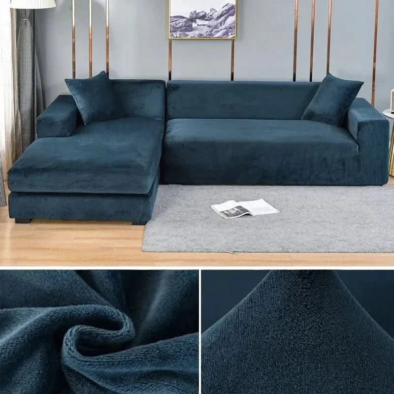 SamtLux sofa cover - Elastic & luxurious for every living room