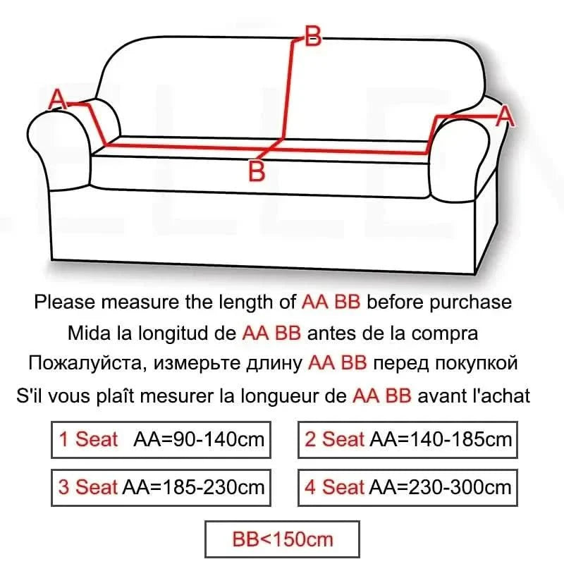 SamtLux sofa cover - Elastic & luxurious for every living room