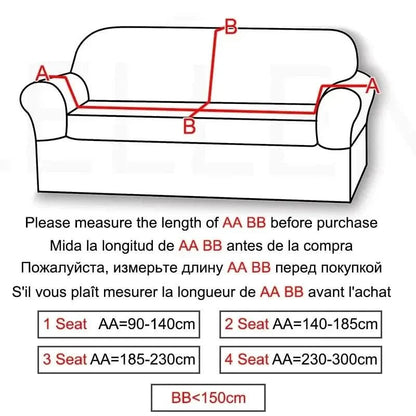 SamtLux sofa cover - Elastic & luxurious for every living room
