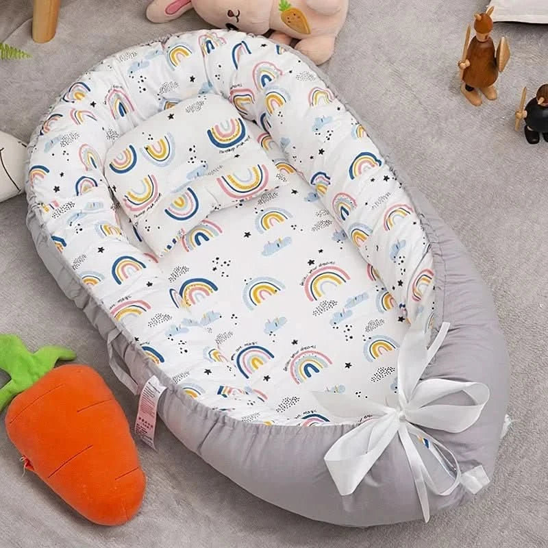NapNest - Foldable baby cot for safe sleep at home & on the go