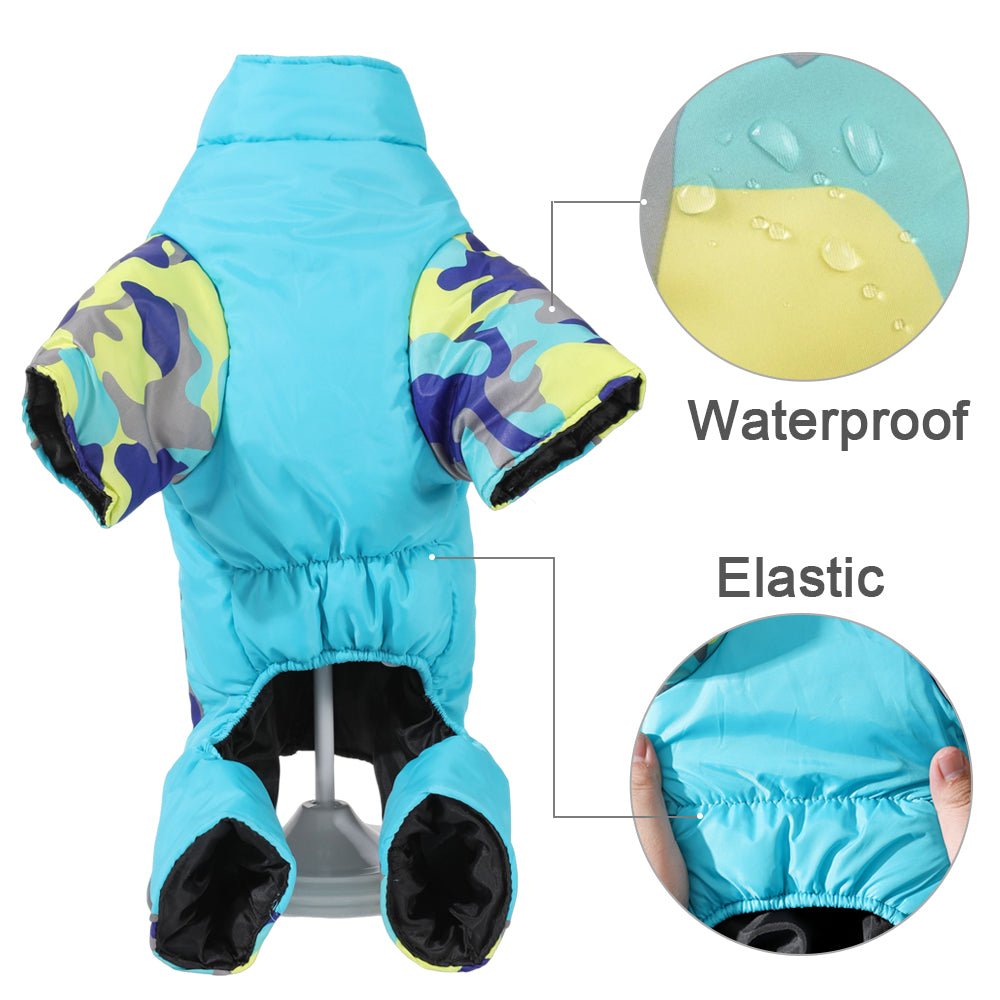 HARRYPAWS JACKET - Warm & waterproof winter jacket for dogs with reflective stripes