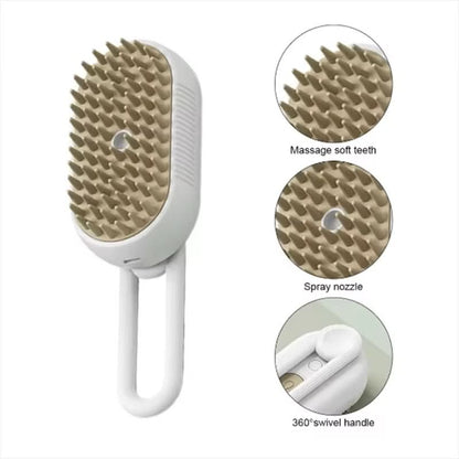 STEAMPURR – Steam comb for silky fur in dogs & cats