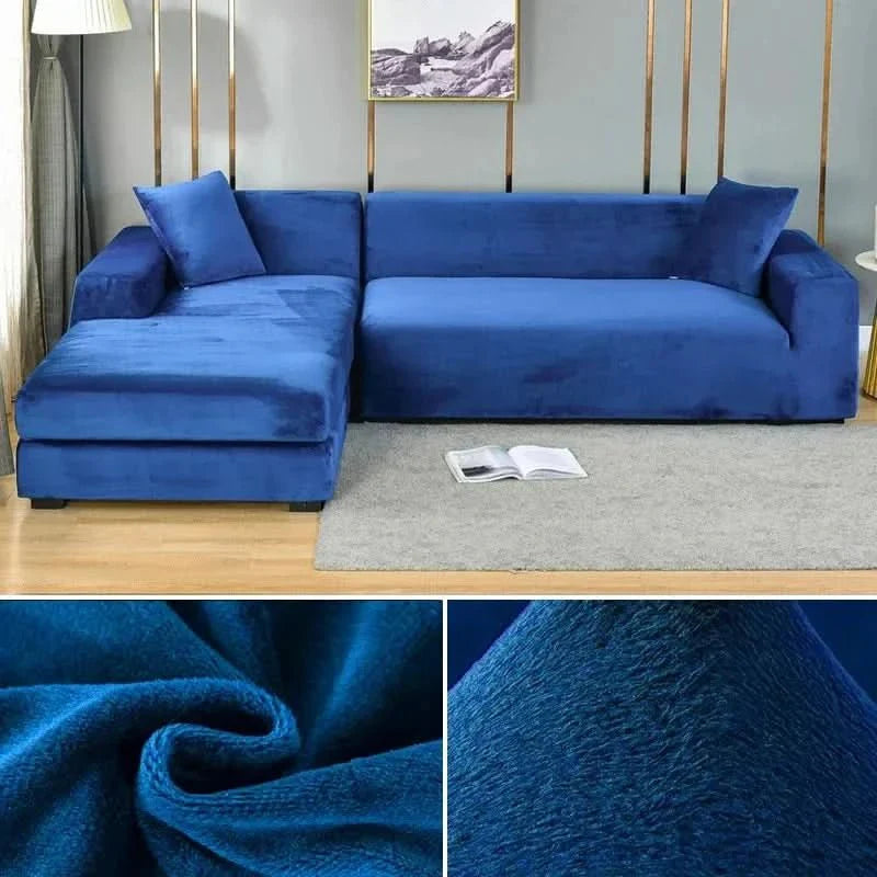 SamtLux sofa cover - Elastic & luxurious for every living room