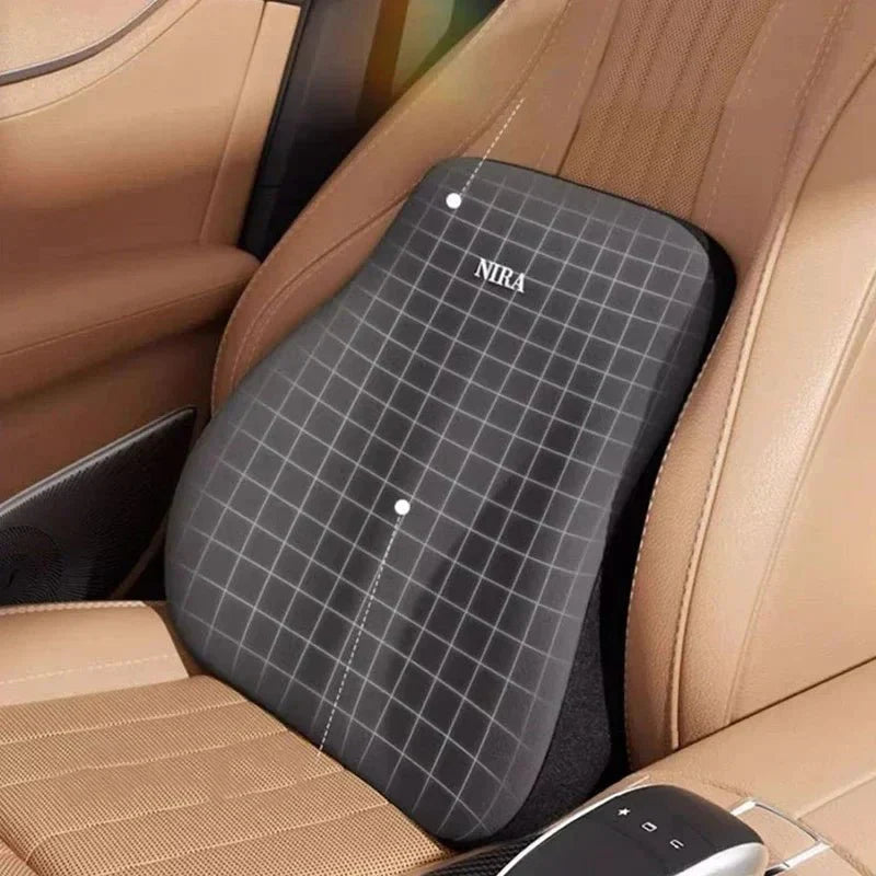 MEMORIDE – Memory Foam Car Neck & Lumbar Pillow for Maximum Comfort