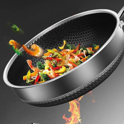 SteelCore stainless steel frying pan - Energy-saving & durable for perfect cooking