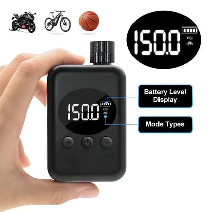 AirRide Pro - Portable 150PSI Mini Bike Pump for MTB & Outdoor