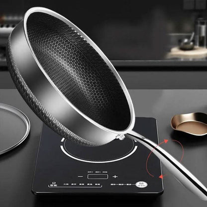 SteelCore stainless steel frying pan - Energy-saving & durable for perfect cooking