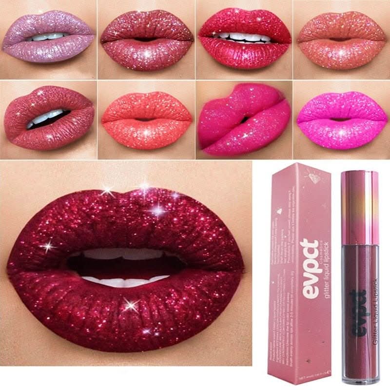 Diamond lip - Waterproof glitter lipstick with long-lasting shine