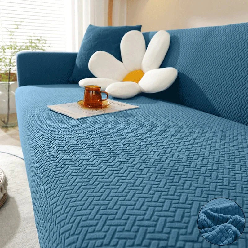 RELAXIO – Elastic sofa cover for living room seating furniture